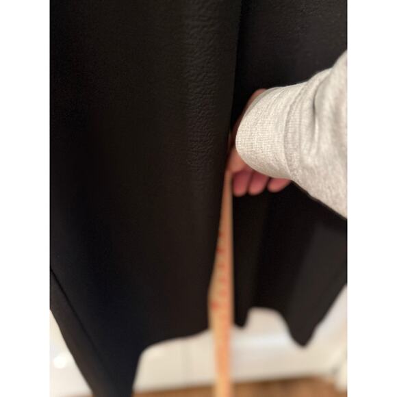 Madewell XS Texture&Thread Textured Knit Wide Leg Jumpsuit Crop Overalls Black - Picture 8 of 8